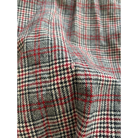 Vintage 70s Pendleton Wool Houndstooth Plaid Blazer Jacket Mens Large Rockabilly - Picture 9 of 15